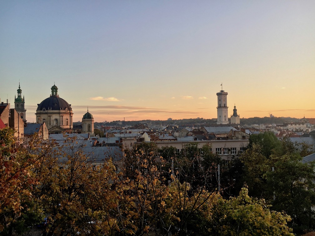Utsikt över Lviv